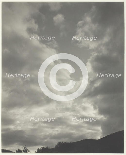 Music - A Sequence of Ten Cloud Photographs, No. II, 1922. Creator: Alfred Stieglitz.