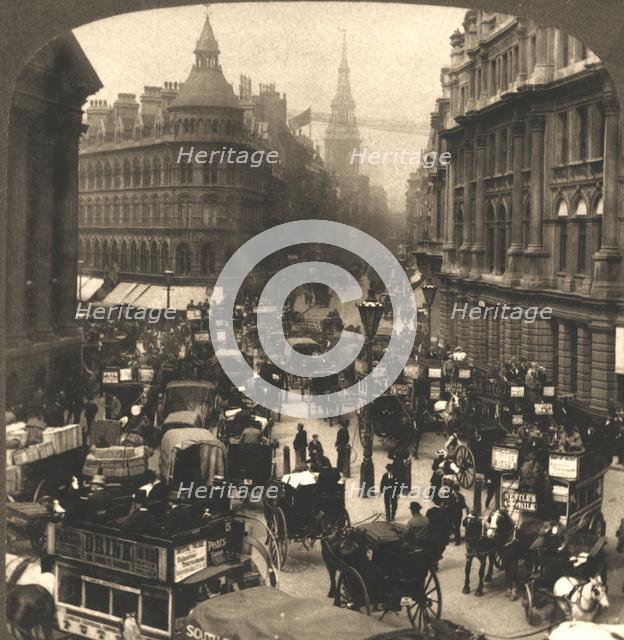 'Cheapside, London', 1896. Creator: Works and Sun Sculpture Studios.