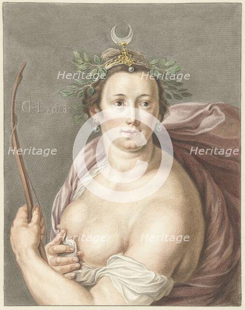 Diana, 1795. Creator: Abraham Delfos.