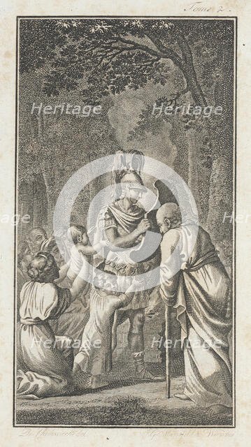 Illustration for the 'Works of J.P.C. Florian', 1796. Creator: Daniel Nikolaus Chodowiecki.