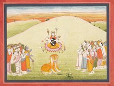 The Creation of Durga: Page from a Dispersed Markandeya Purana..., ca. 1810-20. Creator: Unknown.