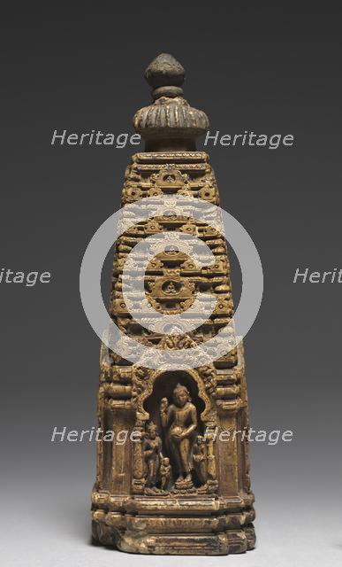 Model of the Sikhara of a Buddhist Temple, 900s. Creator: Unknown.