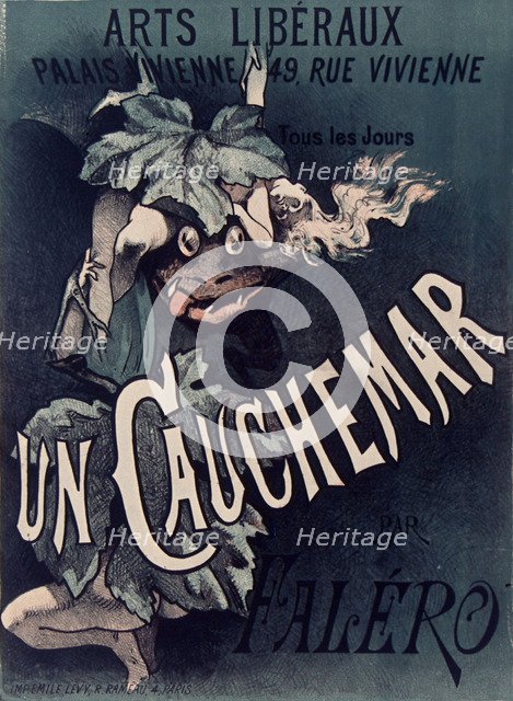 A Nightmare (Un Cauchemar). Arts Libéraux. Palais Vivienne, 1888.