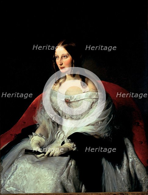 Portrait of Sarah Louise Strachan (1818-1881), principessa di Sant'Antimo, 1840-1844.