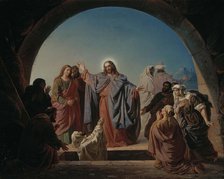 Jesus Wakes Lazarus, 1860. Creator: Robert Wilhelm Ekman.