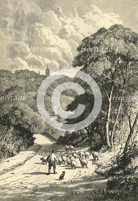 'Hampstead, from the Kilburn Road', c1876. Creator: Unknown.