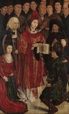 Panel of the Prince. The Adoration of Saint Vincent, c 1450. Creator: Gonçalves, Nuno (active 1445-1480).