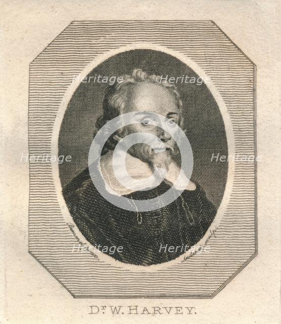 'Dr. W. Harvey', c1800. Creator: Philip Audinet.