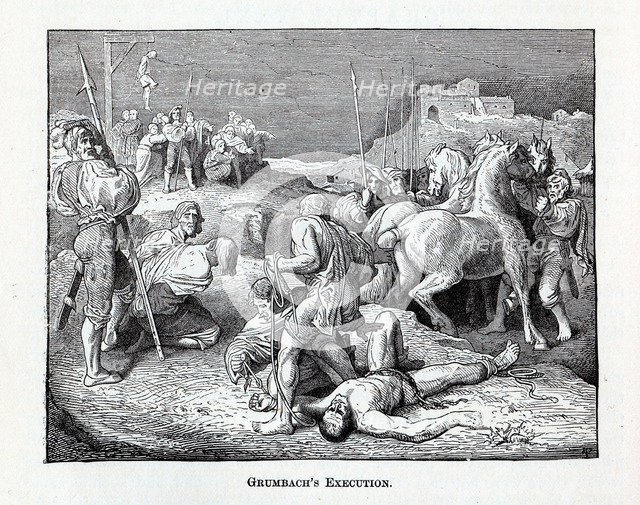 Grumbach's Execution, 1882. Artist: Anonymous  