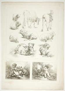 Plate Eight of 38 from Oeuvres de J. B. Huet, 1796–99. Creator: Jean Baptiste Marie Huet.