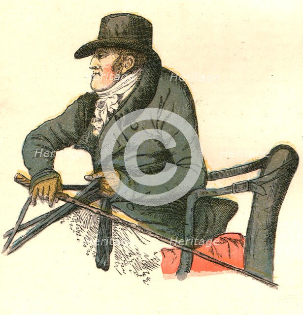 ''Old Fashioned Sporting Pictures, and the Road to Bygone Days; "Lord Dashalong" (Lord Sefton bent o Creator: R. Deighton.