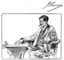 Signor Succi, the Fasting Man, 1890. Creator: P Naumann.