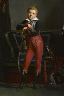 Portrait Of Achille Deban De Laborde, 1817. Creator: Alexandre-Jean Dubois-Drahonet.