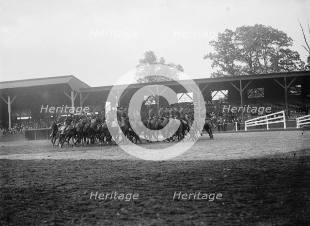 Horse Shows - Demns - By Ft. Myer Cav., 1910. Creator: Harris & Ewing.
