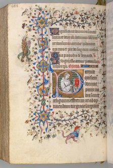 Hours of Charles the Noble, King of Navarre (1361-1425), fol. 288v, St. Hervard (?), c. 1405. Creator: Master of the Brussels Initials and Associates (French).