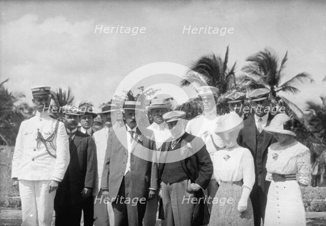 Philander C. Knox Visit To Central America And The West Indies - Knox In San Domingo, 1912. Creator: Harris & Ewing.