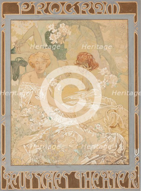 Deutsches Schauspielhaus. Theatre programme, 1908.