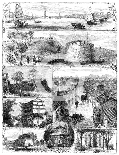 Sketches in Canton, 1883. Creator: Unknown.