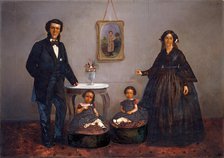 Family Portrait, ca. 1855. Creators: W. Penny, WL Germon.