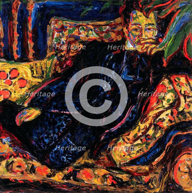 Portrait of Hans Frisch, 1907. Creator: Kirchner, Ernst Ludwig (1880-1938).