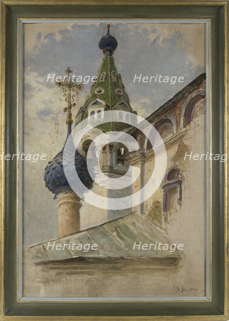 The Archangel Michael Church in Kostroma, 1910. Artist: Schmidt, Genrikh Genrikhovich (1861-1922)