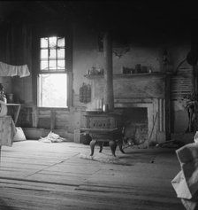 Interior of plantation house now vacant, Greene County, Georgia, 1937. Creator: Dorothea Lange.