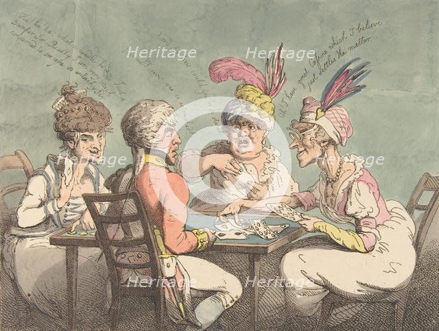 How to Pluck a Goose, June 10, 1802., June 10, 1802. Creator: Thomas Rowlandson.