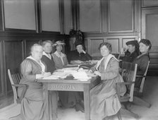Woman's Committee - Council of National Defense, Dr. Anna Howard Shaw; Ida M. Tarbell..., 1917. Creator: Harris & Ewing.