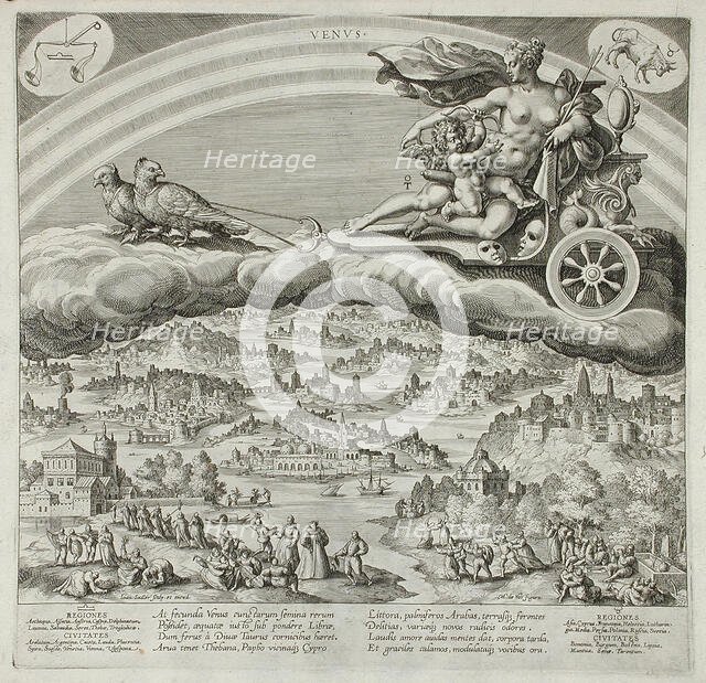 The Sun, c1585. Creator: Johann Sadeler I.