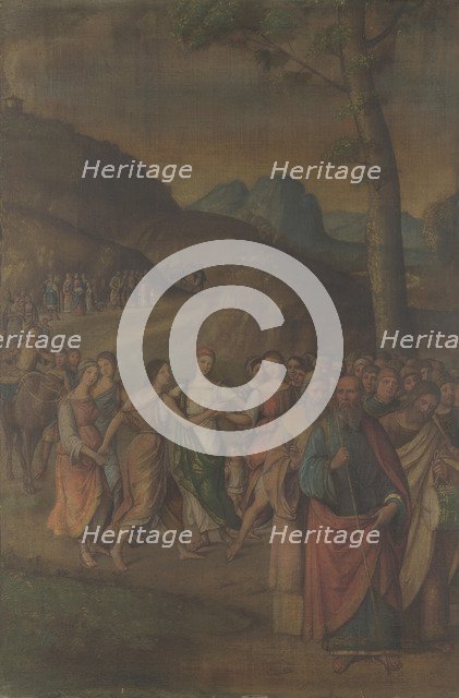 The Dance of Miriam (from the Story of Moses), after 1508. Artist: Costa, Lorenzo (1460-1535)