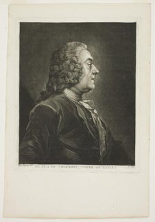 Philippe Claude Tubières, Comte de Caylus, 1770. Creator: Jean-Baptiste André Gautier d'Agoty.