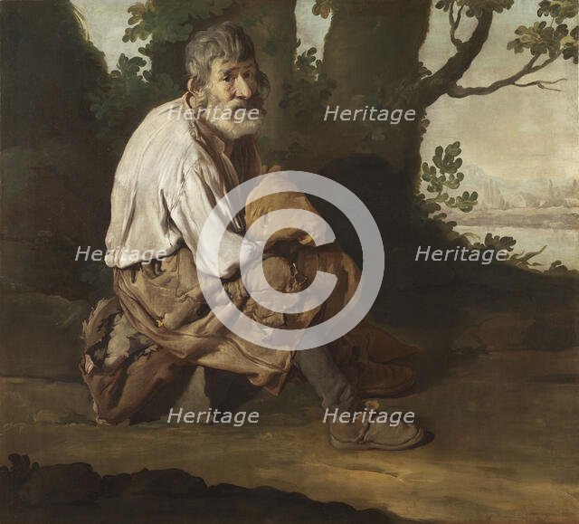 Pitocco seduto, ca 1730. Creator: Ceruti, Giacomo Antonio (1698-1767).