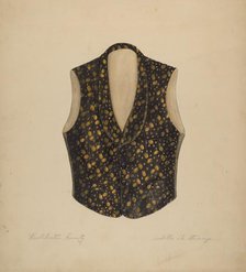 Vest, 1935/1942. Creator: Isabelle De Strange.