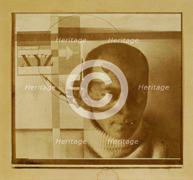 The Constructor (Selfportrait). Artist: Lissitzky, El (1890-1941)