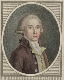 Portrait of Antoine-Pierre-Joseph-Marie Barnave (1761-1793), 1790.