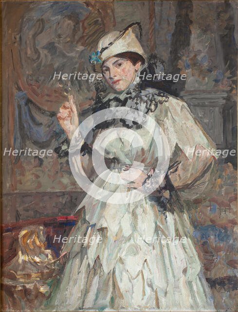The Artist’s Daughter in Fancy Dress, 1916. Creator: Laurits Tuxen.