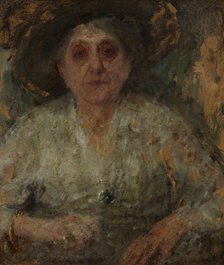 Portrait of an Older Lady, c1922. Creator: Olga Boznanska.