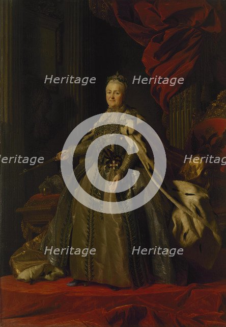 Portrait of Empress Catherine II (1729-1796).