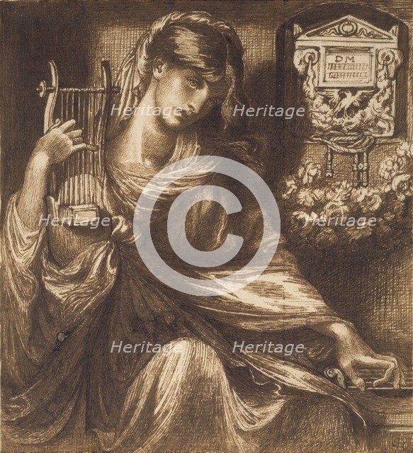 The Roman Widow, c1870s. Artist: Dante Gabriel Rossetti.