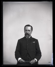 Portrait of Theodore Nicholas Gill (1837-1914), 1880s. Creator: United States National Museum Photographic Laboratory.