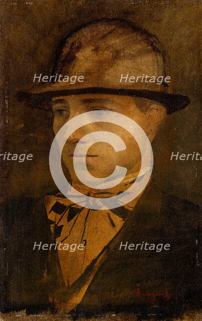 Portrait of a Man, 1870-1900. Creator: Ladislav Mednyanszky.