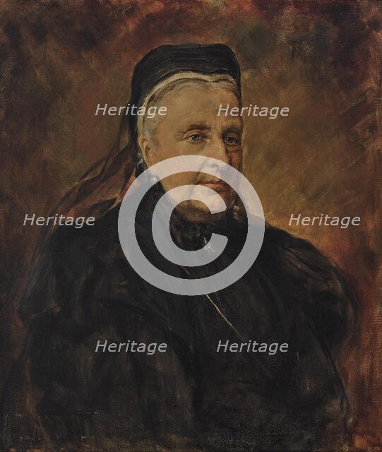 Princess Clémentine of Saxe-Coburg and Gotha, Princess of Orléans (1817-1907) , c. 1900. Creator: Anonymous.