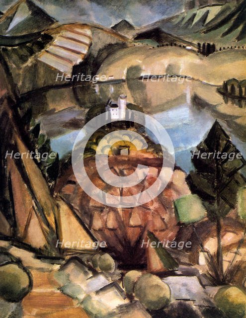 'The Lake', 1911. Artist: Henri Victor Gabriel Le Fauconnier