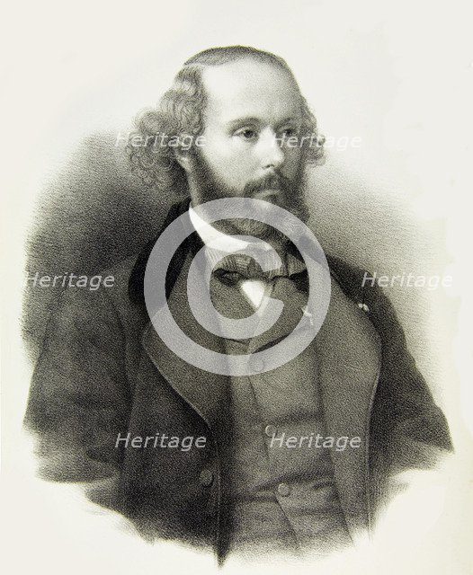 Portrait of Félicien David (1810-1876), ca 1860.