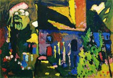 Church at Murnau. Artist: Kandinsky, Wassily Vasilyevich (1866-1944)