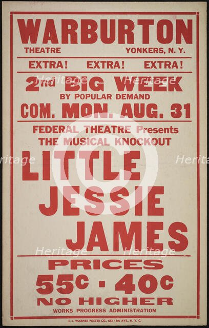 Little Jessie James, [193-]. Creator: Unknown.