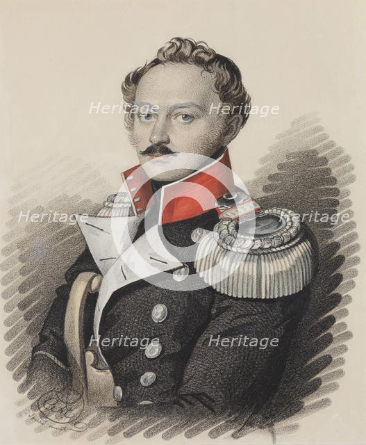 Portrait of Alexander Stepanovich Talyzin (1795-1858), End 1820s. Creator: Hampeln, Carl, von (1794-after 1880).