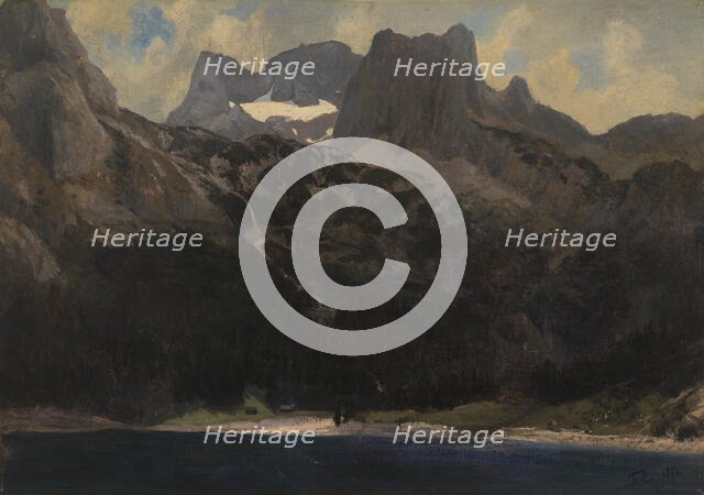 Alpine Lake, 1872. Creator: Fanny Churberg.