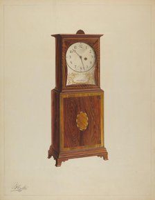 Shelf Clock, c. 1938. Creator: Ferdinand Cartier.