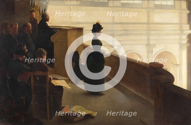 The Organ Rehearsal, 1885. Creator: Henry Lerolle.